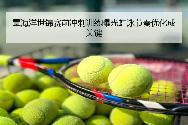覃海洋世锦赛前冲刺训练曝光蛙泳节奏优化成关键